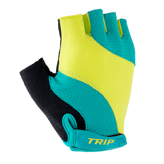 Trip Guantes Dedo Corto amarillo - turqueza